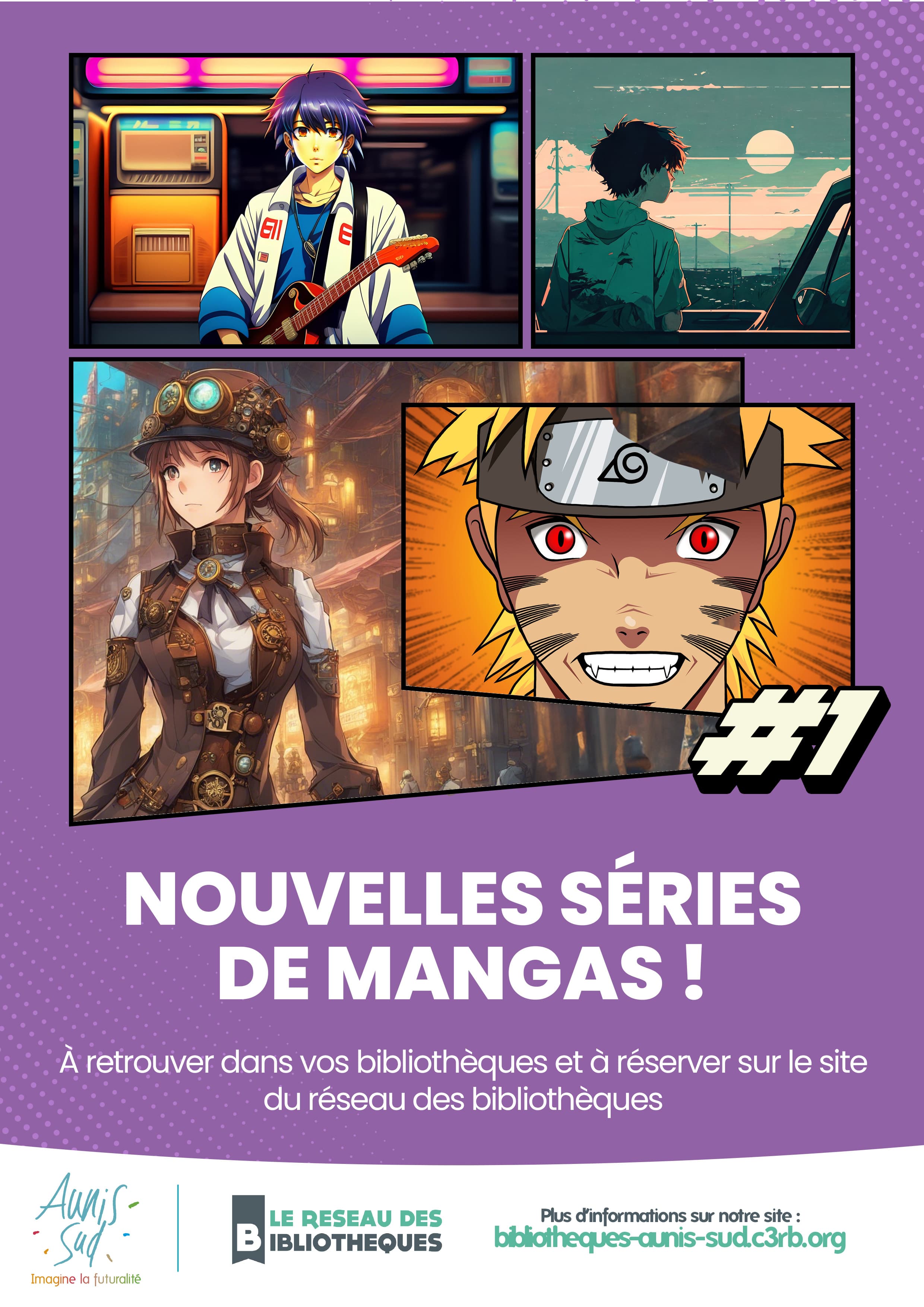 Affiche manga version 2024