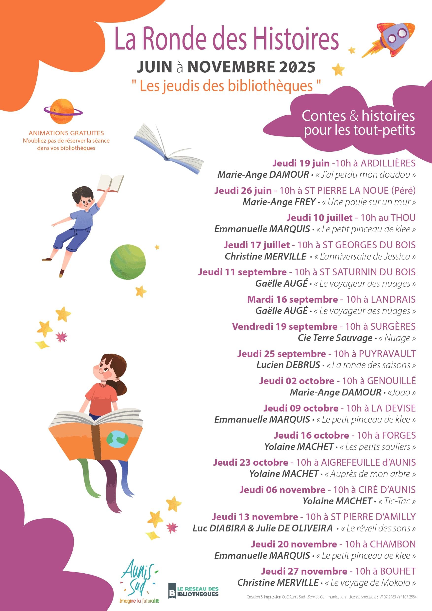 Affiche JUIN à DECEMBRE la ronde des histoires 2025 page 00011