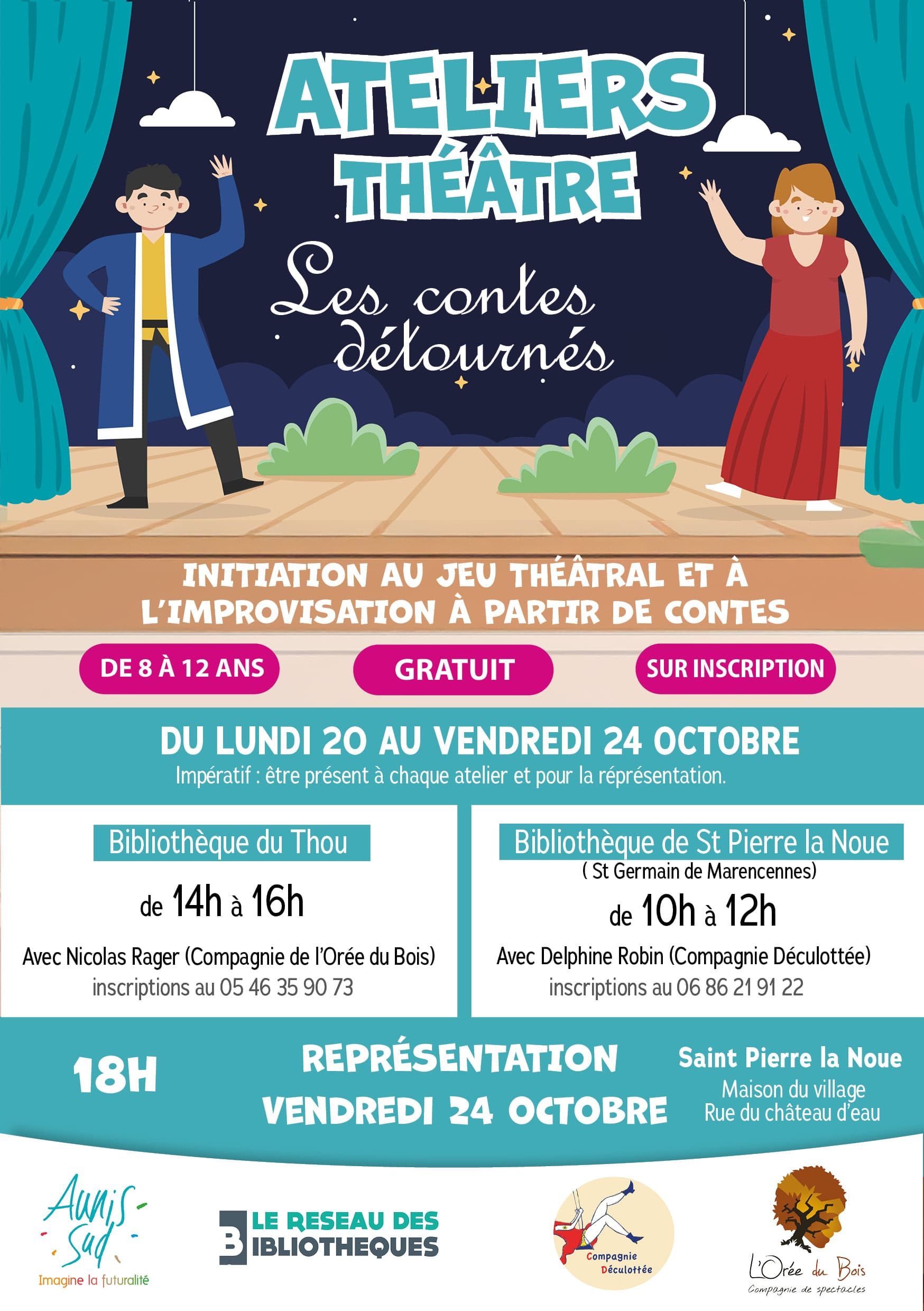 Flyer A6 Atelier théatre